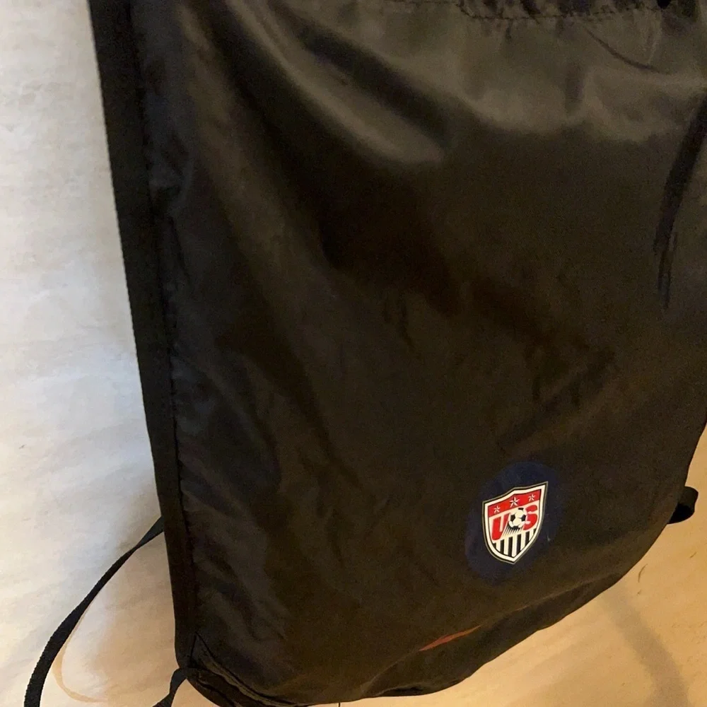 Nike USMNT Heritage Black Backpack with Red Nike Swoosh